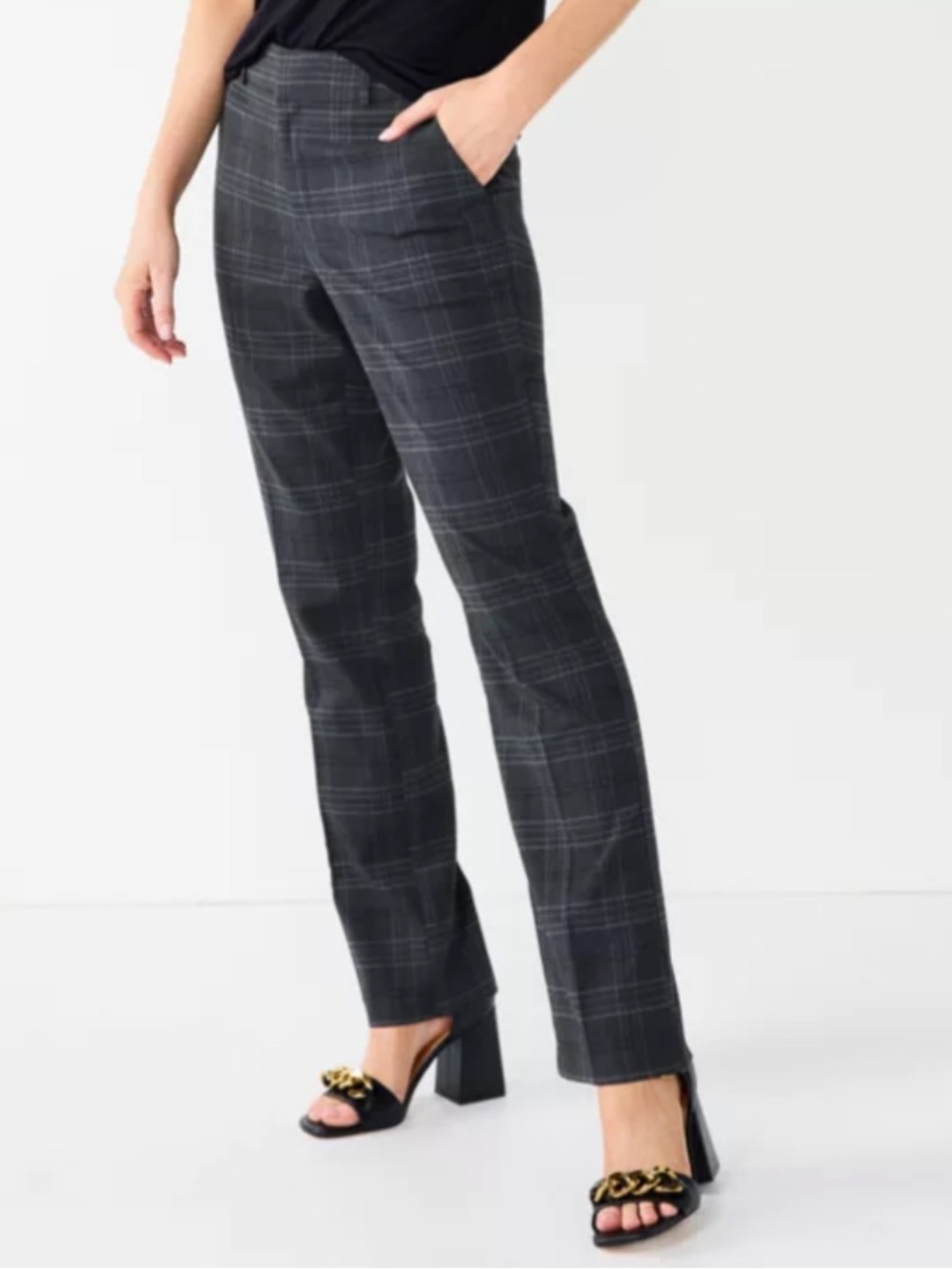 Nine West Black Dress Pants Straight Leg Never Worn.